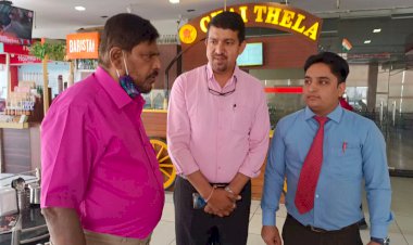 दिल्ली से जयपुर जाते समय बहरोड़ होटल पर रुके रामदास अठावले मीडिया से वार्तालाप में बताया ??