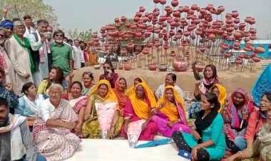 सरकार के आदेश के बिना रविवार को रातो रात बना दिया किसान शहीद स्मारक