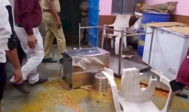 खाने के पैसे मांगने पर दर्जनो लोगो ने इंदिरा रसोई ऑपरेटर से मारपीट कर की तोड़फोड़