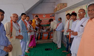 राजपुर धमरेड मंडल ने मनाया भारतीय जनता पार्टी का स्थापना दिवस