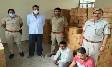 थानागाजी पुलिस  की कार्यवाही, अवैध शराब सहित दो आरोपी गिरफ्तार