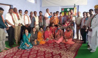 भारतीय जनता पार्टी का स्थापना दिवस मनाया