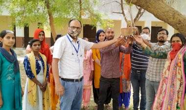राजकीय महाविद्यालय गोविंदगढ़ में विश्व स्वास्थ्य दिवस पर आयोजित हुई प्रश्नोत्तरी प्रतियोगिता, बेजुबान पंछियों के लिए लगाए परिंडे