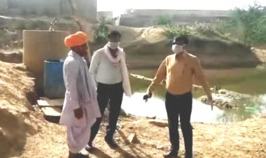 कठूमर विकास अधिकारी डा. समय सिंह मीणा ने बहतूकला मे विभिन्न कार्यों का किया निरीक्षण