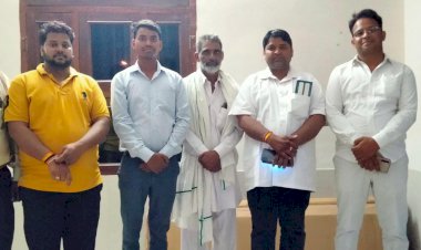 बसेठ सरपंच एवं ग्रामवासियों ने विधायक का किया स्वागत