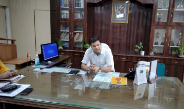 भरतपुर के नव पदस्थापित जिला कलक्टर हिमांशु गुप्ता ने किया पदभार ग्रहण