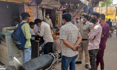 बिना मास्क वाले लोगो के काटे गए चालान