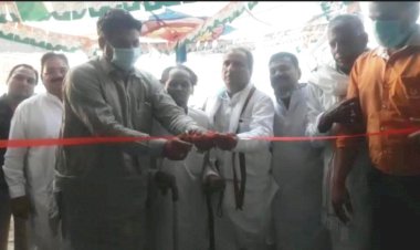 गुरला में कांग्रेस चुनाव कार्यालय का हुआ उद्घाटन