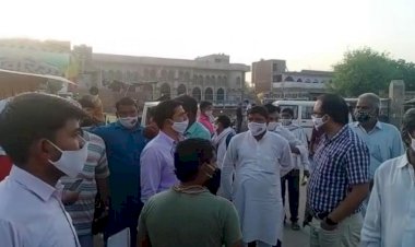 बिना मास्क वालो पर की कार्यवाही तो कोरोना नियमो के बारे में किया जागरूक