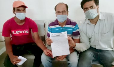 आम आदमी पार्टी राजसमंद द्वारा सीसीटीवी कैमरे लगाने के लिए पुलिस अधीक्षक को सौपा ज्ञापन