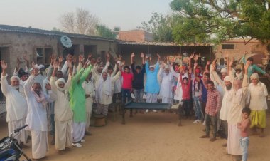 आंदोलनकारियों ने की खनन परिवहन के मार्गों को 16 अप्रैल से पूरी तरह बंद करने के लिए ब्रज के गांवो जनसंपर्क और नुक्कड़ सभाएं