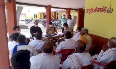 सीएलजी बैठक में कोरोना गाइडलाइनो के बारे में किया जागरूक