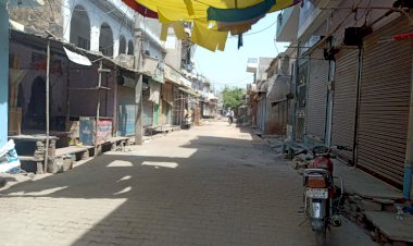 रैणी कस्बा रहा पूर्णतया बंद, कोरोना महामारी को लेकर व्यापारीयों ने किया प्रशासन का सहयोग