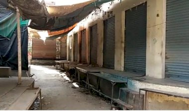 कोरोना महामारी को लेकर पूर्णतया बंद रहा अलावड़ा कस्बा, व्यापारीयों ने किया प्रशासन का सहयोग