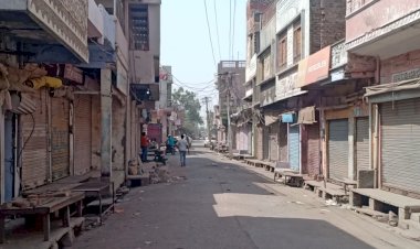 गोविन्दगढ़ कस्बा रहा पूर्णतया बंद, कोरोना महामारी को लेकर व्यापारीयों ने किया प्रशासन का सहयोग