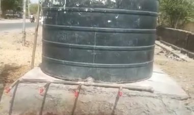 खबर का हुआ असर पनघट योजना के तहत उपनगर पुर में लगी टंकियों से फालतू बह रहे पानी की समस्या का हुआ समाधान