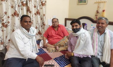 जाटव समाज के प्रतिनिधि मंडल ने विधायक बाबूलाल बैरवा से की मुलाकात