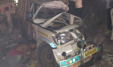 ट्रक व खरबूजे से भरी पिकअप में भिड़ंत एक की मौत