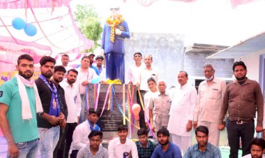 राजपुर बड़ा गांव में भाजपा कार्यकर्ताओं ने मनाई डॉ अंबेडकर की जयंती