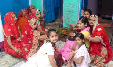 बर्डोद मे महिलाओ मे धूमधाम से मनाया गणगौर पर्व