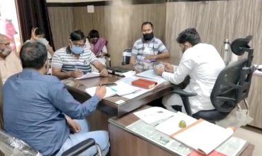 कोरोना महामारी की गम्भीरता को लेकर बहरोड़ एसडीएम ने ब्लाॅक अधिकारियों के साथ की समीक्षा  बैठक