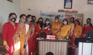 मां कुसुम बालिका गृह में कन्या पूजन