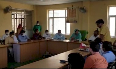 बढ़ती कोरोना महामारी पर काबू पाने एवं मुख्यमंत्री चिरंजीव योजना के प्रचार प्रसार के लिए विधायक ने दिए दिशा निर्देश