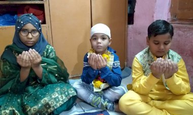 बच्चों ने रखा रोजा, कोरोना के खात्मे के लिए उठे हाथ