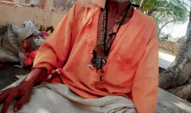 घुमंतु साधु का निधन, ग्रामीणों ने आपसी सहयोग से दी समाधि