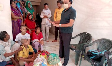 पीडित परिवार की मददगार बनी लुपिन, सीताराम गुप्ता की पहल पर 33 हजार की मदद