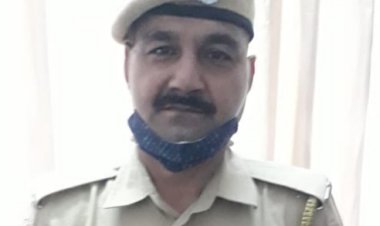 पुलिस हैडकांस्टेबल ताराचंद को सर्वाेत्तम सेवा सम्मान से किया गया सम्मानित
