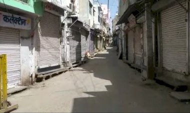 मकराना में वीकेंड लॉकडाउन का देखा गया असर, बाजारों में रहा सन्नाटा में वीकेंड लॉकडाउन का देखा गया असर, बाजारों में रहा सन्नाटा