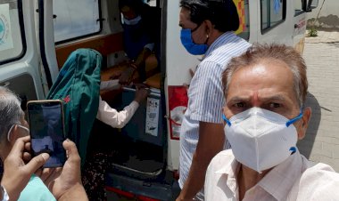 कोराना के बीच लावारिस वृद्ध महिला को भेजा अपना घर भरतपुर