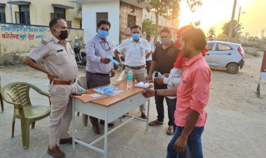 कर्फ्यू को लेकर रविवार को sdm रामसिंह राजावत व पुलिस एक्शन में