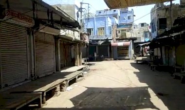 कठूमर बाजार बंद रहा सफल, सन्नाटा रहा पसरा