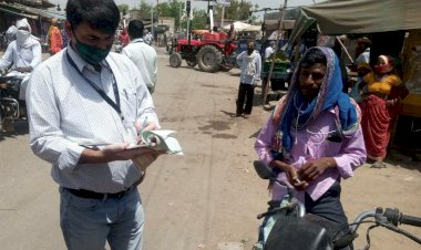 बीडीओ ने खेडली रेल व साैखर मे कोविड नियमो के उल्लंघन पर काटे चालान, बिना अनुमति संचालित प्रतिष्ठानाे को कराया बंद