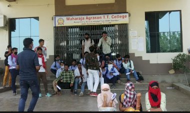 महाराजा अग्रसैन प्राइवेट कोलज में राज्य सरकार के नियमो की उड़ रही है धज्जियां