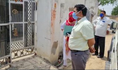 कोरोना पॉजिटिव मरीजो से घर-घर जाकर SDM ने जाना हाल