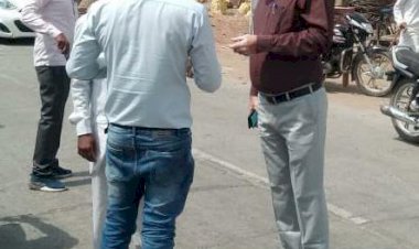 कठूमर,खेडली रेल, अर्रूवा मे काेराेना गाइडलाइनो का उल्लंघन करने वाले के चालान काटे