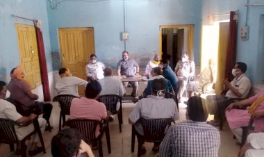 एसडीएम और व्यापार संघ की बैठक हुई आयोजित,  अब नगर कस्बे मे सुबह 8 से 1 बजे खुलेंगी किराना की दुकाने