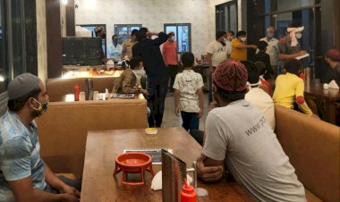 कोरोना गाइडलाइंस का उल्लंघन करने पर तहसीलदार ने रेस्टोरेंट को किया सील