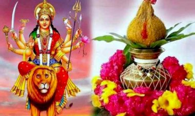 घर घर में नवदुर्गा समापन के साथ कन्याओं का पूजन कर कराया भोजन