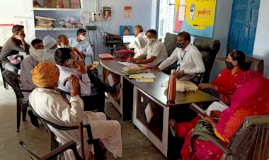 तहनोली में कोरोना कोर कमेटी की बैठक हुई आयोजित