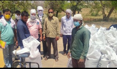 ड़ीग मंडी में समर्थन  मूल्य पर किसानों से गेहूं की खरीद शुरू