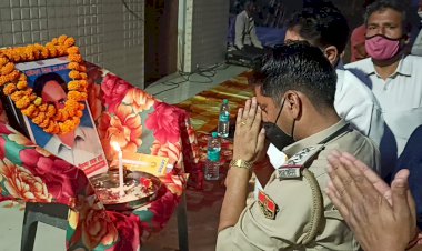 पंडित विशंभर दयाल शर्मा की 90 वी पुण्यतिथि मनाई, कुर्बानी तभी सफल होगी जब हम कोरोना से जीतेंगे:- विनोद सांखला