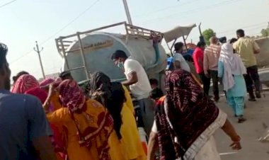 नहरबंदी से गजसिंहपुर कस्बे के कई वार्डो मे पानी के लिए मचा हाहाकार, बूंद बूंद को तरसे वासिंदे