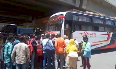 युवक को टक्कर मारकर भाग रहे चालक व हैल्पर को बहरोड़ पुलिस ने किया गिरफ्तार, बस जब्त