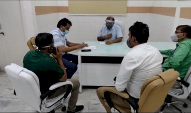 स्वास्थ्य विभाग के डिप्टी डायरेक्टर ने बहरोड पहूंच किया सरकारी और कैलाश पार्क अस्पताल का निरीक्षण