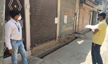 कोविड गाइडलाइनो की पालना को लेकर राजगढ़ प्रशासन सख्त,दो दुकानों को किया सीज