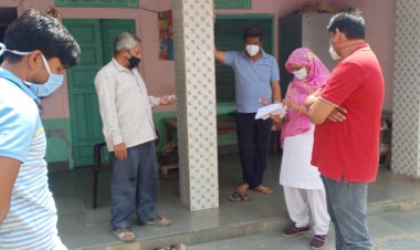 होम क्वारेंटाइन मरीजों का स्वास्थ विभाग ने किया औचक निरीक्षण